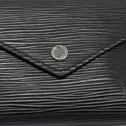 Pre Owned Louis Vuitton Black Epi Leather Victorine Wallet