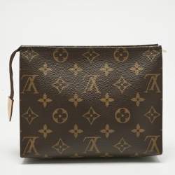 Pre Owned Louis Vuitton Monogram Canvas Toiletry 19 Pouch 
