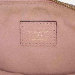 Pre Owned Louis Vuitton Pink Monogram Empreinte Twice