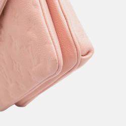 Pre Owned Louis Vuitton Pink Monogram Empreinte Twice
