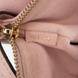 Pre Owned Louis Vuitton Pink Monogram Empreinte Twice