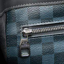 Pre Owned Louis Vuitton Blue Damier Cobalt Cabas Voyage