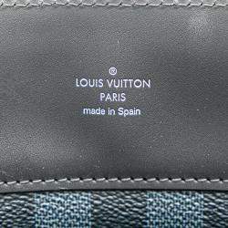 Pre Owned Louis Vuitton Blue Damier Cobalt Cabas Voyage