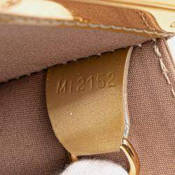 Pre Owned Louis Vuitton Gold Monogram Vernis Deesse GM