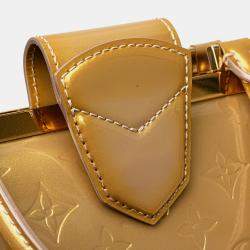 Pre Owned Louis Vuitton Gold Monogram Vernis Deesse GM