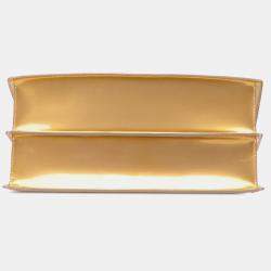 Pre Owned Louis Vuitton Gold Monogram Vernis Deesse GM