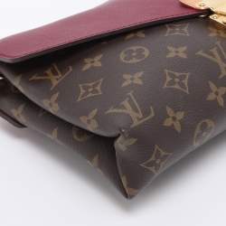 Pre Owned Louis Vuitton Aurore Monogram Canvas and Leather Pallas Chain Bag