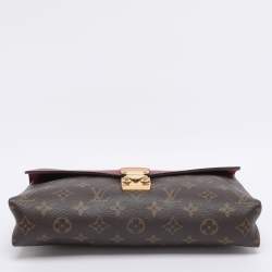 Pre Owned Louis Vuitton Aurore Monogram Canvas and Leather Pallas Chain Bag