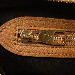 Pre Owned Louis Vuitton Brown Monogram Mahina Selene MM