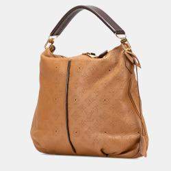 Pre Owned Louis Vuitton Brown Monogram Mahina Selene MM