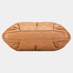 Pre Owned Louis Vuitton Brown Monogram Mahina Selene MM