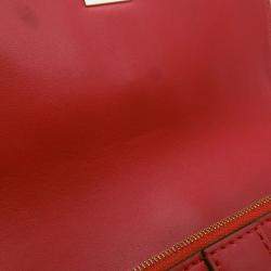 Pre Owned Louis Vuitton Rendezvous Red Leather Shoulder Bag