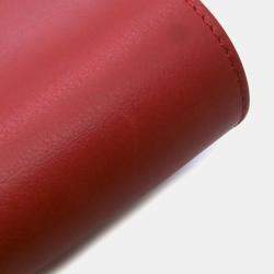 Pre Owned Louis Vuitton Rendezvous Red Leather Shoulder Bag