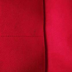 Pre Owned Louis Vuitton Onthego MM Red Monogram Reverse Canvas Tote Bag