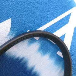 Pre Owned Louis Vuitton OnTheGo Blue Monogram LV Escale Size GM