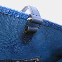 Pre Owned Louis Vuitton OnTheGo Blue Monogram LV Escale Size GM