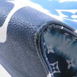 Pre Owned Louis Vuitton OnTheGo Blue Monogram LV Escale Size GM