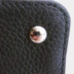 Pre Owned Louis Vuitton Capucines Noir/Pink Taurillon Leather Plexiglas Size Mini