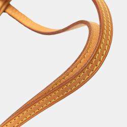 Pre Owned Louis Vuitton White Damier Azur Neverfull MM