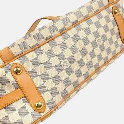 Pre Owned Louis Vuitton Stresa PM Damier Azur Coated Canvas Shoulder Bag