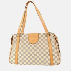 Pre Owned Louis Vuitton Stresa PM Damier Azur Coated Canvas Shoulder Bag
