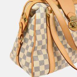 Pre Owned Louis Vuitton Stresa PM Damier Azur Coated Canvas Shoulder Bag
