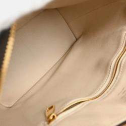 Pre Owned Louis Vuitton Lockit PM Monogram Shiny Canvas Shoulder Bag