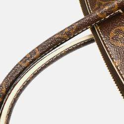 Pre Owned Louis Vuitton Lockit PM Monogram Shiny Canvas Shoulder Bag