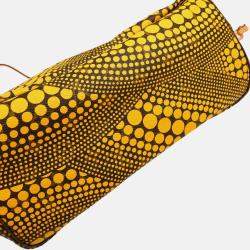 Pre Owned Louis Vuitton Neverfull MM Waves Jaune Monogram Canvas Tote Bag
