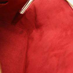 Pre Owned Louis Vuitton Alma GM White Monogram Multicolor Coated Canvas Shoulder Bag