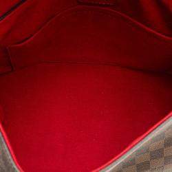 Pre Owned Louis Vuitton Brown/Red Damier Ebene Beaubourg MM Bag