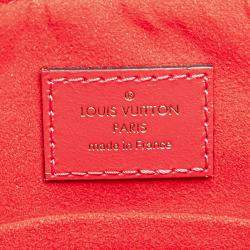 Pre Owned Louis Vuitton Brown/Red Damier Ebene Beaubourg MM Bag