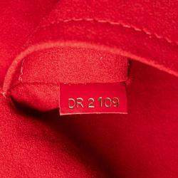 Pre Owned Louis Vuitton Brown/Red Damier Ebene Beaubourg MM Bag