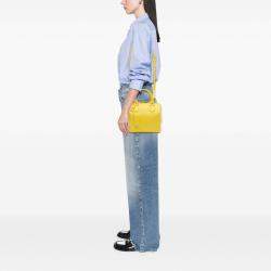 Pre Owned Louis Vuitton Yellow Damier Facette Speedy Cube PM Bag