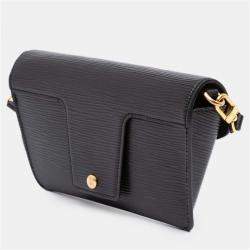 Pre Owned Louis Vuitton Black Epi Padlock On Strap
