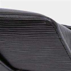 Pre Owned Louis Vuitton Black Epi Padlock On Strap