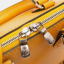 Pre Owned Louis Vuitton Yellow Epi Nano Alma