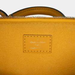 Pre Owned Louis Vuitton Yellow Epi Nano Alma
