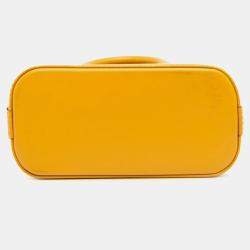 Pre Owned Louis Vuitton Yellow Epi Nano Alma