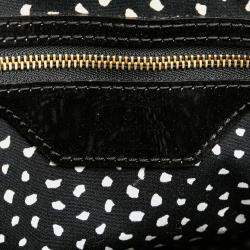Pre Owned Louis Vuitton Black Yellow Yayoi Kusama Monogram Infinity Dots Lockit MM