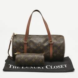 Pre Owned Louis Vuitton Monogram Canvas Papillon 30 Bag