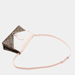 Pre Owned Louis Vuitton Brown Pink Monogram Epi Saint-Michel