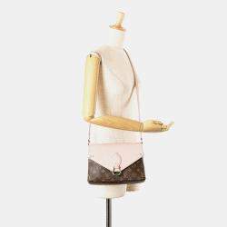Pre Owned Louis Vuitton Brown Pink Monogram Epi Saint-Michel