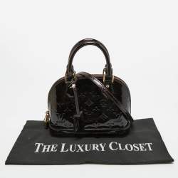 مملوكة مسبقًا Louis Vuitton Amarante Monogram Vernis Alma BB Bag