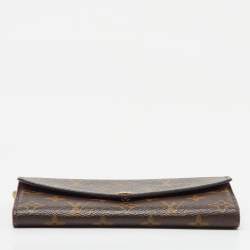 Pre Owned Louis Vuitton Monogram Canvas Sarah Wallet