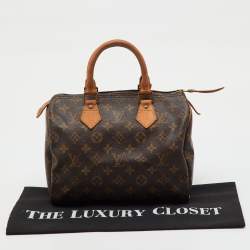 Pre Owned Louis Vuitton Monogram Canvas Speedy 25 Bag