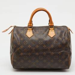 Pre Owned Louis Vuitton Monogram Canvas Speedy 30 Bag