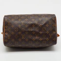 Pre Owned Louis Vuitton Monogram Canvas Speedy 30 Bag