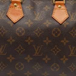 Pre Owned Louis Vuitton Monogram Canvas Speedy 25 Bag