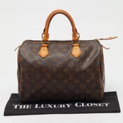 Pre Owned Louis Vuitton Monogram Canvas Speedy 30 Bag